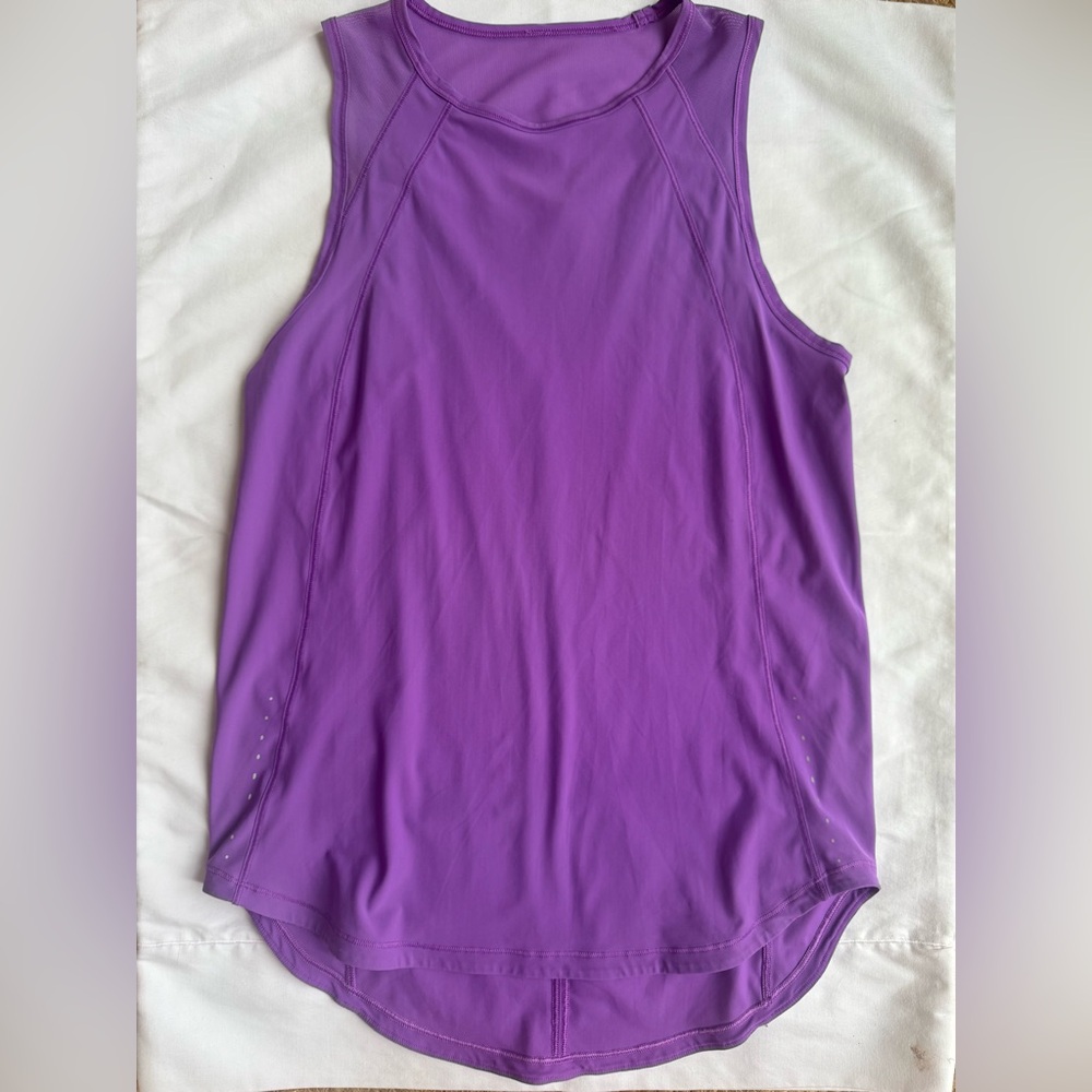 Lululemon Magenta Purple Sleeveless Sculpt Running Yoga Tank Top Size 4